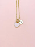 Heart Necklace, Pink, Sweet Necklace Gifts, Personalized Birthday Gift, N4331