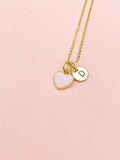 Heart Necklace, Pink, Sweet Necklace Gifts, Personalized Birthday Gift, N4331