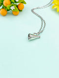 Cheerleader Megaphone Charm Necklace, N1118M