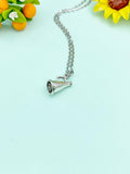 Cheerleader Megaphone Charm Necklace, N1118M