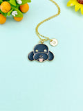 Gold Cute Dog Charm Necklace, N5908