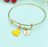 Yellow Heart Bracelet, Sweet Yellow Heart, N4306
