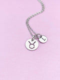 Taurus Necklace, Non-Tarnish Stainless Steel Charm Necklace, Personalized Gift, N1052