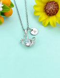 Cute Cat Charm Necklace, N6626