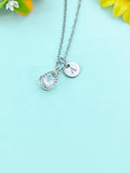 Teardrop Charm Necklace, N6628