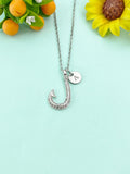 Fishhook Charm Necklace, N6633