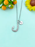 Fishhook Charm Necklace, N6633
