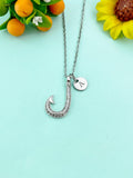 Fishhook Charm Necklace, N6633