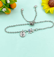 Elephant Charm Bracelet, N6637