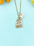 Lottery Ticket Necklace, Lucky Ticket Gift, Good Luck Gift, N5137