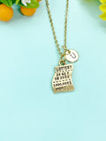 Lottery Ticket Necklace, Lucky Ticket Gift, Good Luck Gift, N5137
