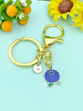 Gold Blueberry Charm Necklace, Fruit Blueberry Charm, N3131K