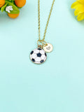 Soccer Ball Charm Necklace, Football, N6653