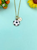 Soccer Ball Charm Necklace, Football, N6653