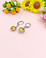 Natural Tiger Eye Hypoallergenic Earrings, N4691S