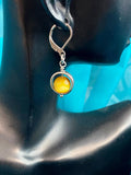 Natural Tiger Eye Hypoallergenic Earrings, N4691S