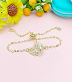 Gold Allah Charm Bracelet, N2657