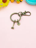 Gavel Charm Keychain – Gift for Lawyer, Judge, or Law Student – Symbolic Legal Accessory for Family, Friends & Career Milestones, N6663