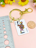 Joker Poker Keychain, Play Card Option, N6077J