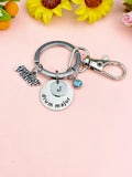 Drum Major Keychain Christmas Gifts for School Band Drum Major, D089B