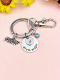 Drum Major Keychain Christmas Gifts for School Band Drum Major, D089B