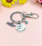 Drum Major Keychain Christmas Gifts for School Band Drum Major, D089B