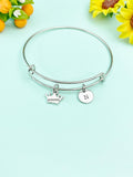 Crown Princess Charm Bracelet Bangle, N6439B