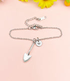 Silver Shovel Charm Bracelet, N221BC