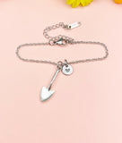 Silver Shovel Charm Bracelet, N221BC