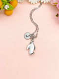 Silver Penguin Charm Necklace, N570A