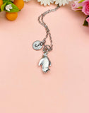 Silver Penguin Charm Necklace, N570A