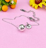 Silver Baseball Softball Charm Bracelet, N6672