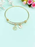 Gold Basketball Charm Bracelet, N5783B