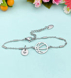 Basketball Charm Silver or Gold Bracelet, N5806