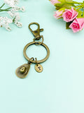 Bronze Cowboy Hat Charm Keychain, N4807