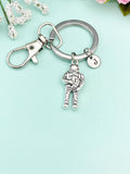 Silver Astronaut Charm Keychain, N5578K