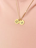 Gold Center Snare Drum Charm Necklace – Percussion Instructor Gift, Marching Band Jewelry, Drummer Appreciation Gift, D599