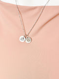 Silver Color Guard Charm Necklace, Marching Band Instructor Jewelry, D601