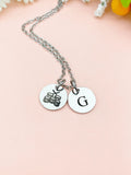 Quint Drum Charm Necklace – Drumline Instructor Gift, Marching Band Jewelry, Percussion Section Appreciation Gift, D603