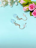 Rose Gold Opalite Earrings, N5705