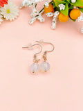 Rose Gold Opalite Earrings, N5705