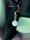 Rose Gold Opalite Earrings, N5705