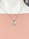 I Love to Read Book Charm Necklace, Bookworm Jewelry, N122