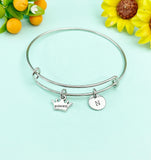 Crown Princess Charm Bracelet Bangle, N6439B