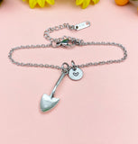 Silver Shovel Charm Bracelet, N221BC