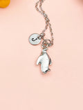 Silver Penguin Charm Necklace, N570A