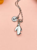 Silver Penguin Charm Necklace, N570A