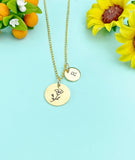 Morning Glory Necklace, September Birth Month Flower Gift, Birthday Gift, N3833
