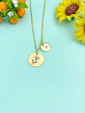 Morning Glory Necklace, September Birth Month Flower Gift, Birthday Gift, N3833