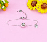 Silver Basketball Charm Bracelet, N6671
